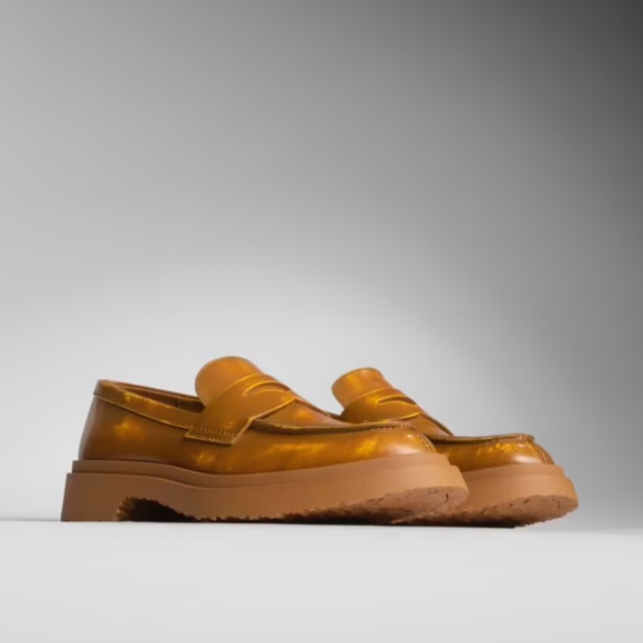 CAMPER LAB Walden Distressed Penny Loafers, 10 - Picture 3 of 6